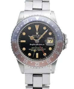 Great Replica Rolex Gmt-master 1675 Caliber 1560 Automatic Movement 40mm Steel Case Watch