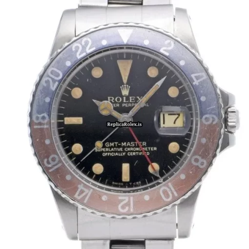 Great Replica Rolex Gmt-master 1675 Caliber 1560 Automatic Movement 40mm Steel Case Watch - Image 6