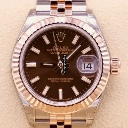 Wholesale Copy Rolex Lady-datejust 279171 Automatic Movement 28mm Gold/steel Case Womens Watch
