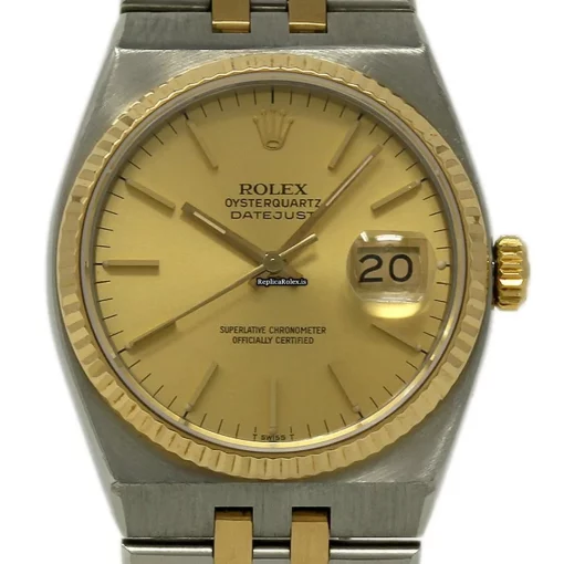 Perfect Imitation Rolex Datejust Oysterquartz 17013 Quartz Movement 36mm Steel Case Mens/unisex Watch