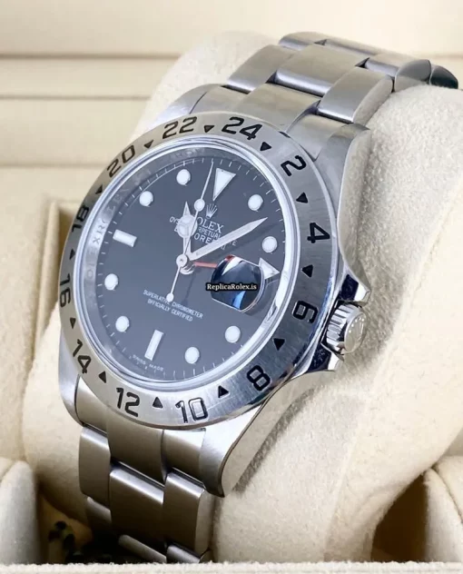Cool Replica Rolex Explorer II 16570 Caliber 3185 Automatic Movement 40mm Steel Case Mens/unisex Watch - Image 5