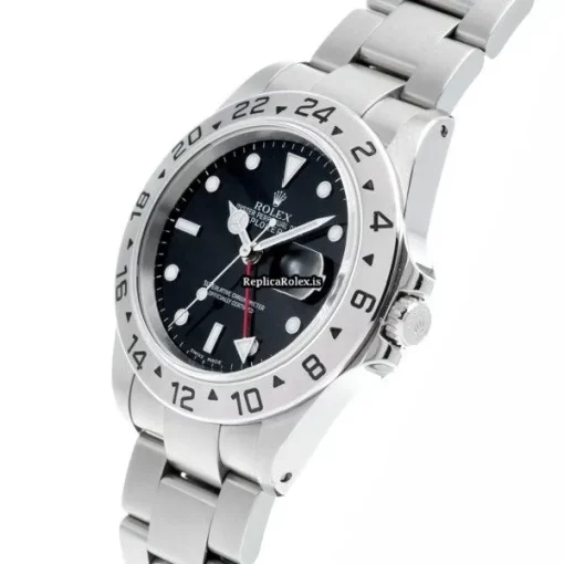 Amazing Fakes Rolex Explorer II 16570 Caliber 3185 Automatic Movement 40mm Steel Case Watch - Image 2
