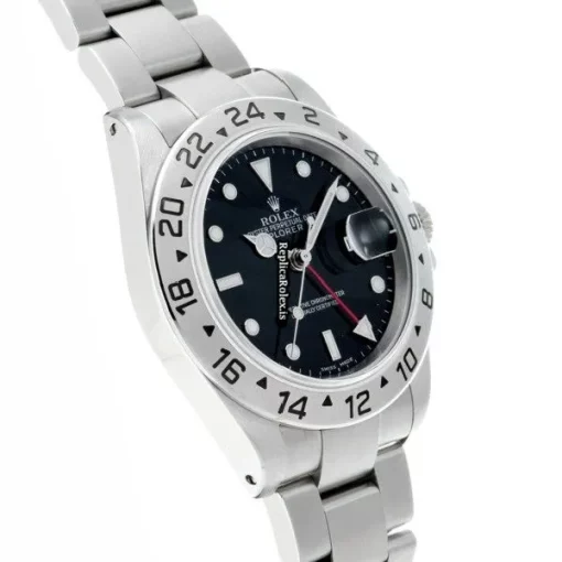 Amazing Fakes Rolex Explorer II 16570 Caliber 3185 Automatic Movement 40mm Steel Case Watch - Image 3