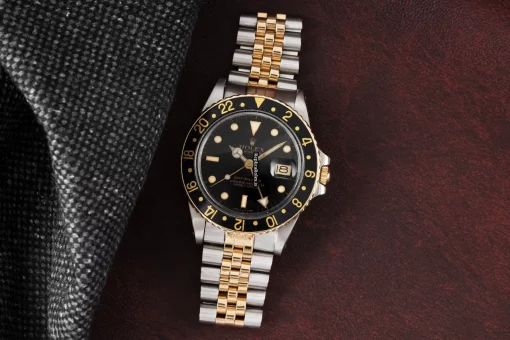 Stylish Fake Rolex Gmt-master 16753 Caliber 3075 Automatic Movement 40mm Gold/steel Case Mens/unisex Watch - Image 2