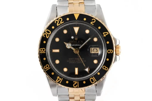 Stylish Fake Rolex Gmt-master 16753 Caliber 3075 Automatic Movement 40mm Gold/steel Case Mens/unisex Watch - Image 3