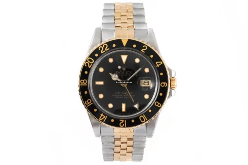 Stylish Fake Rolex Gmt-master 16753 Caliber 3075 Automatic Movement 40mm Gold/steel Case Mens/unisex Watch - Image 5
