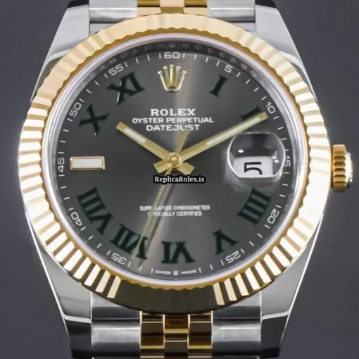 Reliable Replica Rolex Datejust 126333-0019 Caliber 3235 Automatic Movement 41mm Gold/steel Case Mens/unisex Watch