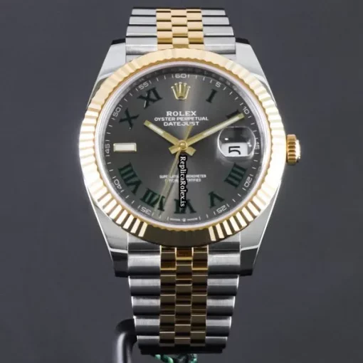 Reliable Replica Rolex Datejust 126333-0019 Caliber 3235 Automatic Movement 41mm Gold/steel Case Mens/unisex Watch - Image 2