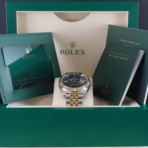 Reliable Replica Rolex Datejust 126333-0019 Caliber 3235 Automatic Movement 41mm Gold/steel Case Mens/unisex Watch - Image 5