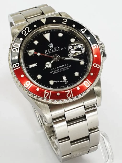 Superior Knockoff Rolex Gmt-master II 16760 Caliber 3085 Automatic Movement 40mm Steel Case Mens/unisex Watch