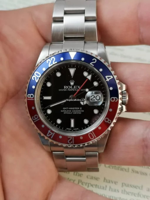 Offering Replica Rolex Gmt-master II 16710 Caliber 3185 Automatic Movement 40mm Steel Case Mens/unisex Watch - Image 14