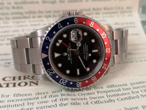 Offering Replica Rolex Gmt-master II 16710 Caliber 3185 Automatic Movement 40mm Steel Case Mens/unisex Watch - Image 4