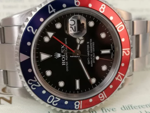 Offering Replica Rolex Gmt-master II 16710 Caliber 3185 Automatic Movement 40mm Steel Case Mens/unisex Watch - Image 5