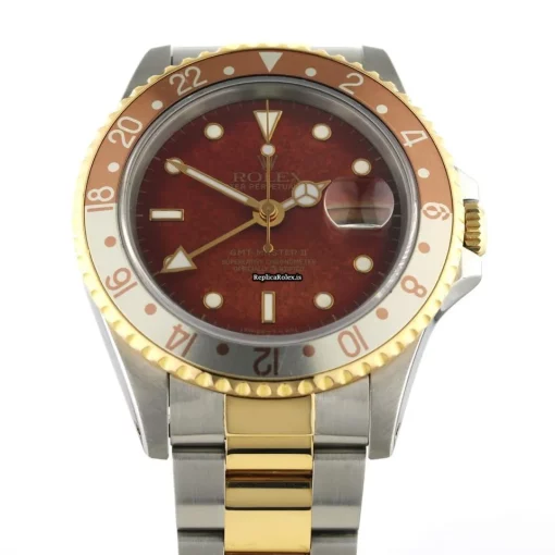 Amazing Replica Rolex Gmt-master II 16713 Automatic Movement 40mm Gold/steel Case Watch