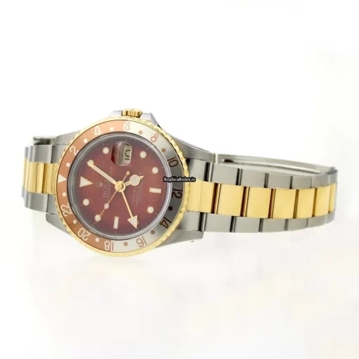 Amazing Replica Rolex Gmt-master II 16713 Automatic Movement 40mm Gold/steel Case Watch - Image 7