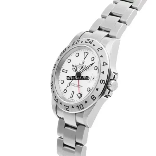 Superior Fake Rolex Explorer II 16570 Caliber 3185 Automatic Movement 40mm Steel Case Watch - Image 2