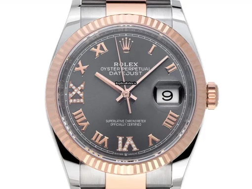 Unique Fake Rolex Datejust 126231 Caliber 3235 Automatic Movement 36mm Gold/steel Case Mens/unisex Watch
