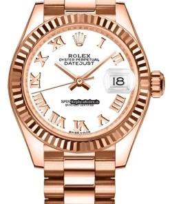 Best Replicas Rolex Lady-datejust 279175 Automatic Movement 28mm Rose Gold Case Womens Watch