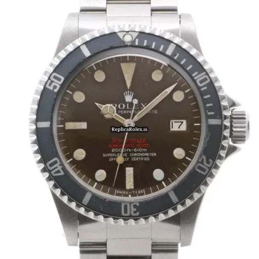 Good Fake Rolex Sea-dweller 1665 Caliber 1570 Automatic Movement 40mm Steel Case Watch - Image 6