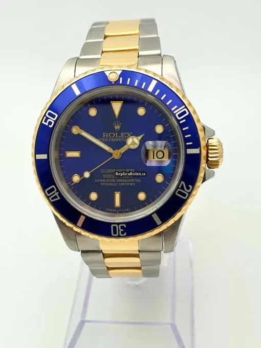 Amazing Fake Rolex Submariner Date 16613 Caliber 3135 Automatic Movement 40mm Gold/steel Case Mens/unisex Watch - Image 2