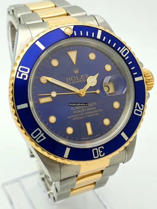 Amazing Fake Rolex Submariner Date 16613 Caliber 3135 Automatic Movement 40mm Gold/steel Case Mens/unisex Watch - Image 3