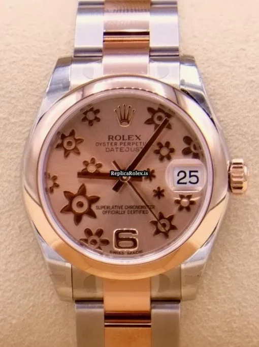 Pleasing Replica Rolex Lady-datejust 178241 Automatic Movement 31mm Gold/steel Case Womens Watch