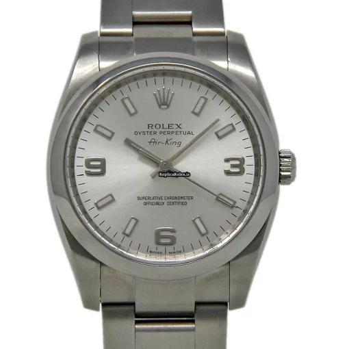 Durable Fake Rolex Air King 114200 Caliber 3130 Automatic Movement 34mm Steel Case Mens/unisex Watch