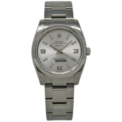 Durable Fake Rolex Air King 114200 Caliber 3130 Automatic Movement 34mm Steel Case Mens/unisex Watch - Image 2