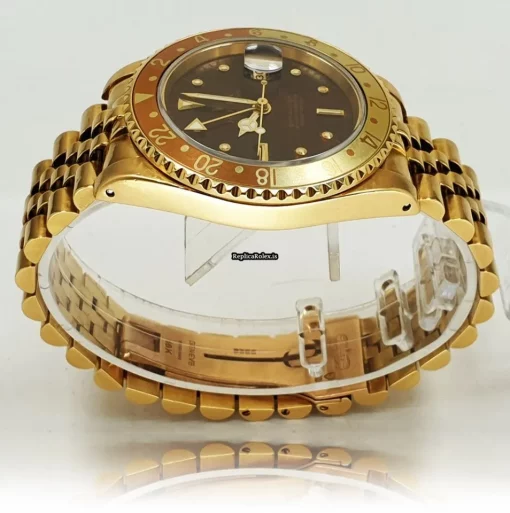 Incredible Replica Rolex Gmt-master 16758 Caliber 3075 Automatic Movement 40mm Yellow Gold Case Mens/unisex Watch - Image 6