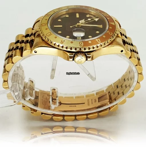 Incredible Replica Rolex Gmt-master 16758 Caliber 3075 Automatic Movement 40mm Yellow Gold Case Mens/unisex Watch - Image 7