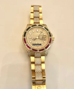 Awesome Copy Rolex Gmt-master II 116758saru Automatic Movement 40mm Yellow Gold Case Mens/unisex Watch