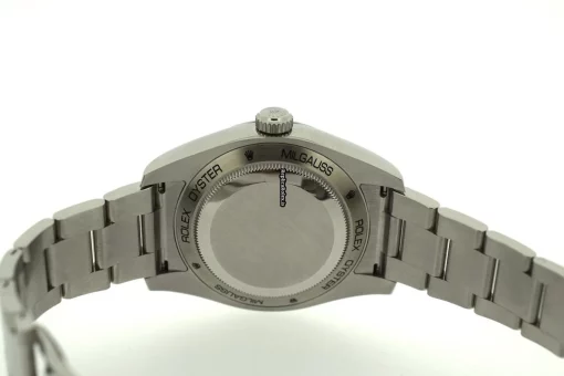 Neat Replica Rolex Milgauss 116400gv Caliber 3131 Automatic Movement 40mm Steel Case Mens/unisex Watch - Image 11