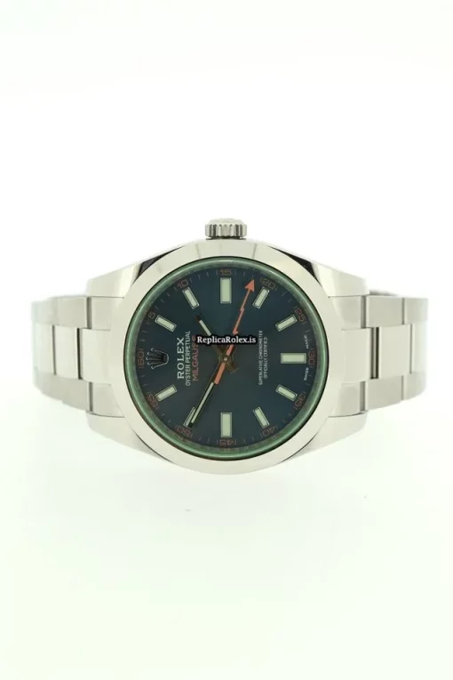 Neat Replica Rolex Milgauss 116400gv Caliber 3131 Automatic Movement 40mm Steel Case Mens/unisex Watch - Image 7