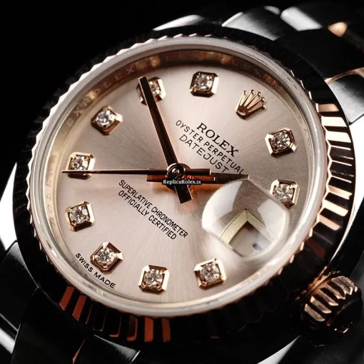 Exquisite Fake Rolex Lady-datejust 179171 Automatic Movement 26mm Steel Case Womens Watch - Image 13