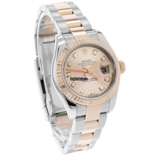Exquisite Fake Rolex Lady-datejust 179171 Automatic Movement 26mm Steel Case Womens Watch - Image 4