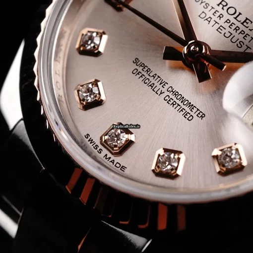 Exquisite Fake Rolex Lady-datejust 179171 Automatic Movement 26mm Steel Case Womens Watch - Image 6