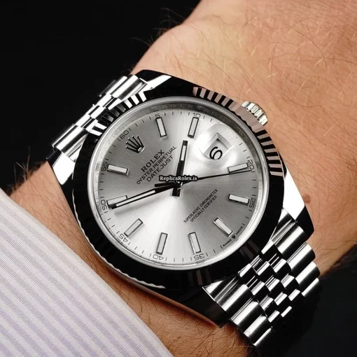 Suitable Fakes Rolex Datejust 126334 Automatic Movement 41mm Steel Case Mens/unisex Watch - Image 13