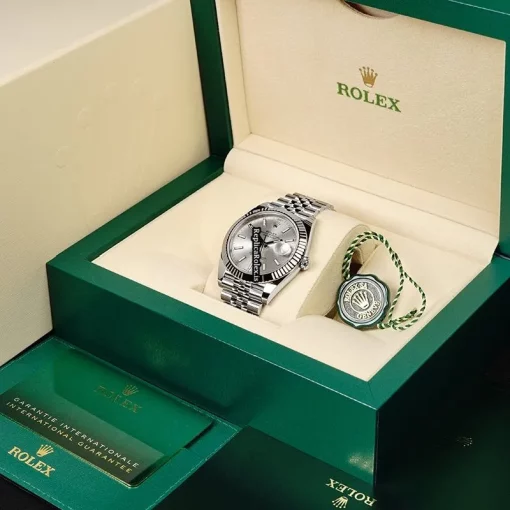 Suitable Fakes Rolex Datejust 126334 Automatic Movement 41mm Steel Case Mens/unisex Watch - Image 14