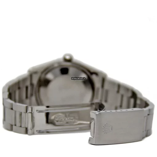 Perfect Replicas Rolex Oyster Perpetual Date 15000 Automatic Movement 34mm Steel Case Womens Watch - Image 3