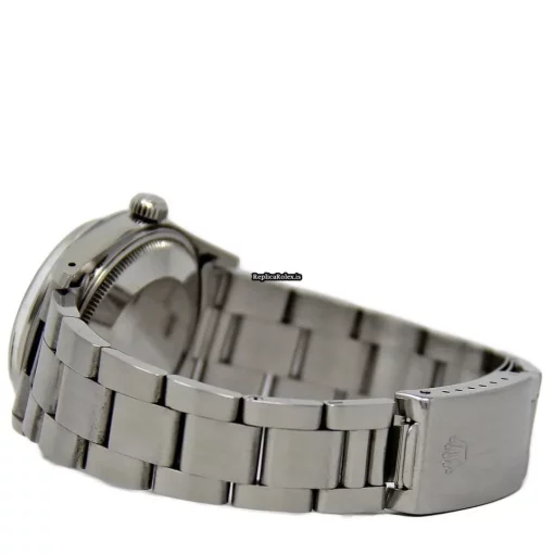 Perfect Replicas Rolex Oyster Perpetual Date 15000 Automatic Movement 34mm Steel Case Womens Watch - Image 4