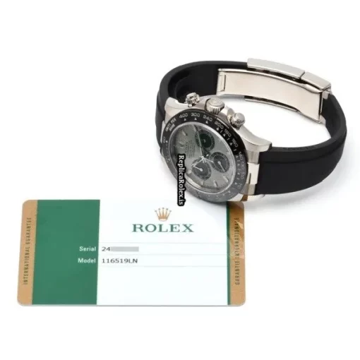 Nice Replica Rolex Daytona 116519ln Caliber 4130 Automatic Movement 40mm White Gold Case Watch - Image 5
