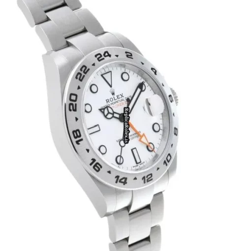 Well Made Fakes Rolex Explorer II 216570 Caliber 3187 Automatic Movement 42mm Steel Case Watch - Image 3