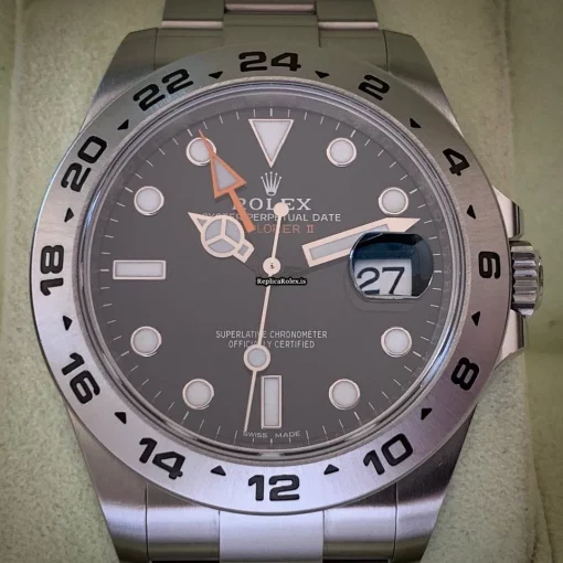 Beautiful Replica Rolex Explorer II 216570 Caliber 3187 Automatic Movement 42mm Steel Case Mens/unisex Watch - Image 3