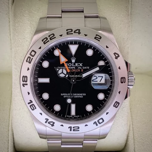 Beautiful Replica Rolex Explorer II 216570 Caliber 3187 Automatic Movement 42mm Steel Case Mens/unisex Watch - Image 4