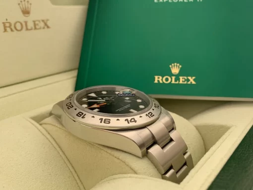 Beautiful Replica Rolex Explorer II 216570 Caliber 3187 Automatic Movement 42mm Steel Case Mens/unisex Watch - Image 7