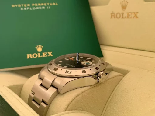 Beautiful Replica Rolex Explorer II 216570 Caliber 3187 Automatic Movement 42mm Steel Case Mens/unisex Watch - Image 8