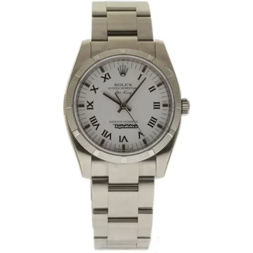 Luxury Clone Rolex Air King 114210 Automatic Movement 34mm Steel Case Womens Watch - Image 2