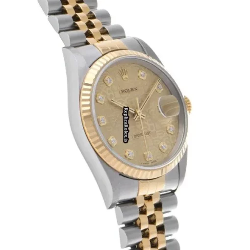 Swiss Replica Rolex Datejust 16233g Caliber 3135 Automatic Movement 36mm Steel Case Watch - Image 3