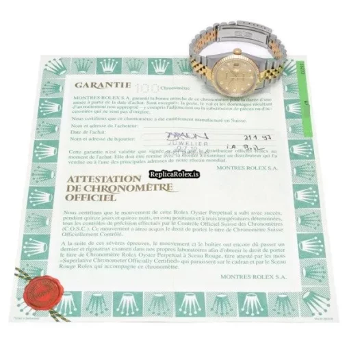 Swiss Replica Rolex Datejust 16233g Caliber 3135 Automatic Movement 36mm Steel Case Watch - Image 5