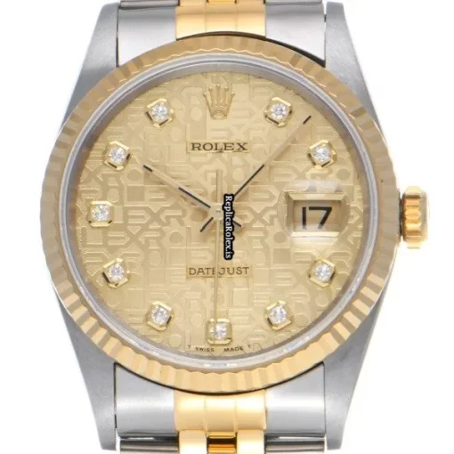 Swiss Replica Rolex Datejust 16233g Caliber 3135 Automatic Movement 36mm Steel Case Watch - Image 6